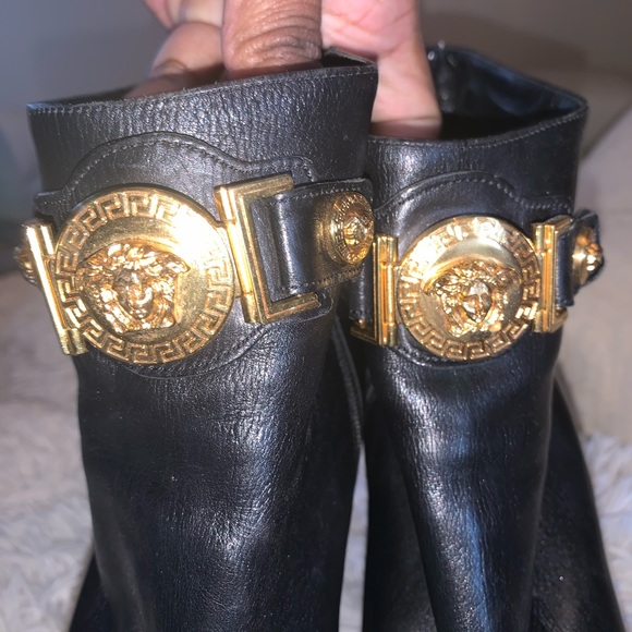 Versace platform booties - Picture 2 of 7